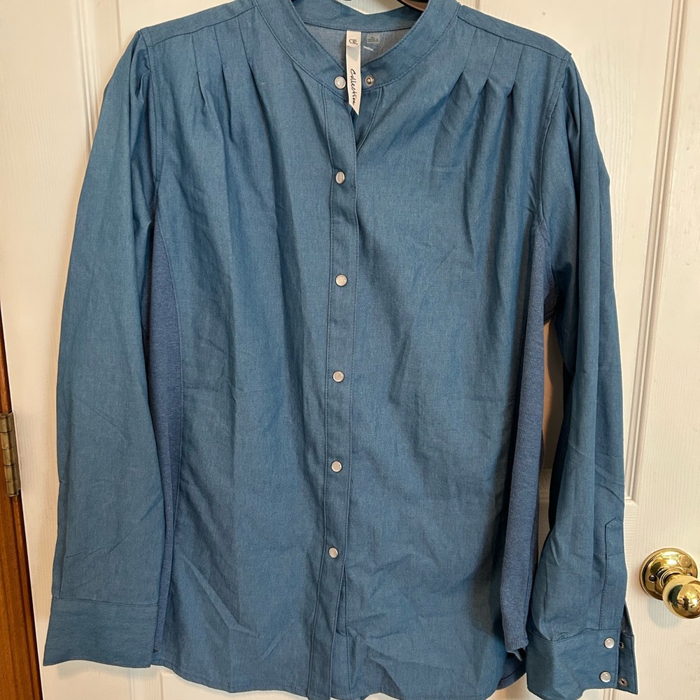 Collection B Denim Blue Shirt